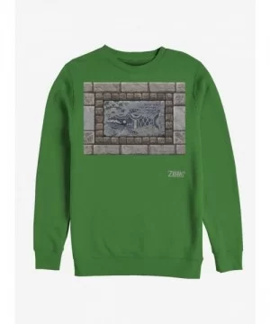 Festival Price Nintendo The Legend of Zelda: Link's Awakening Whale Tablet Sweatshirt $8.86 Sweatshirts