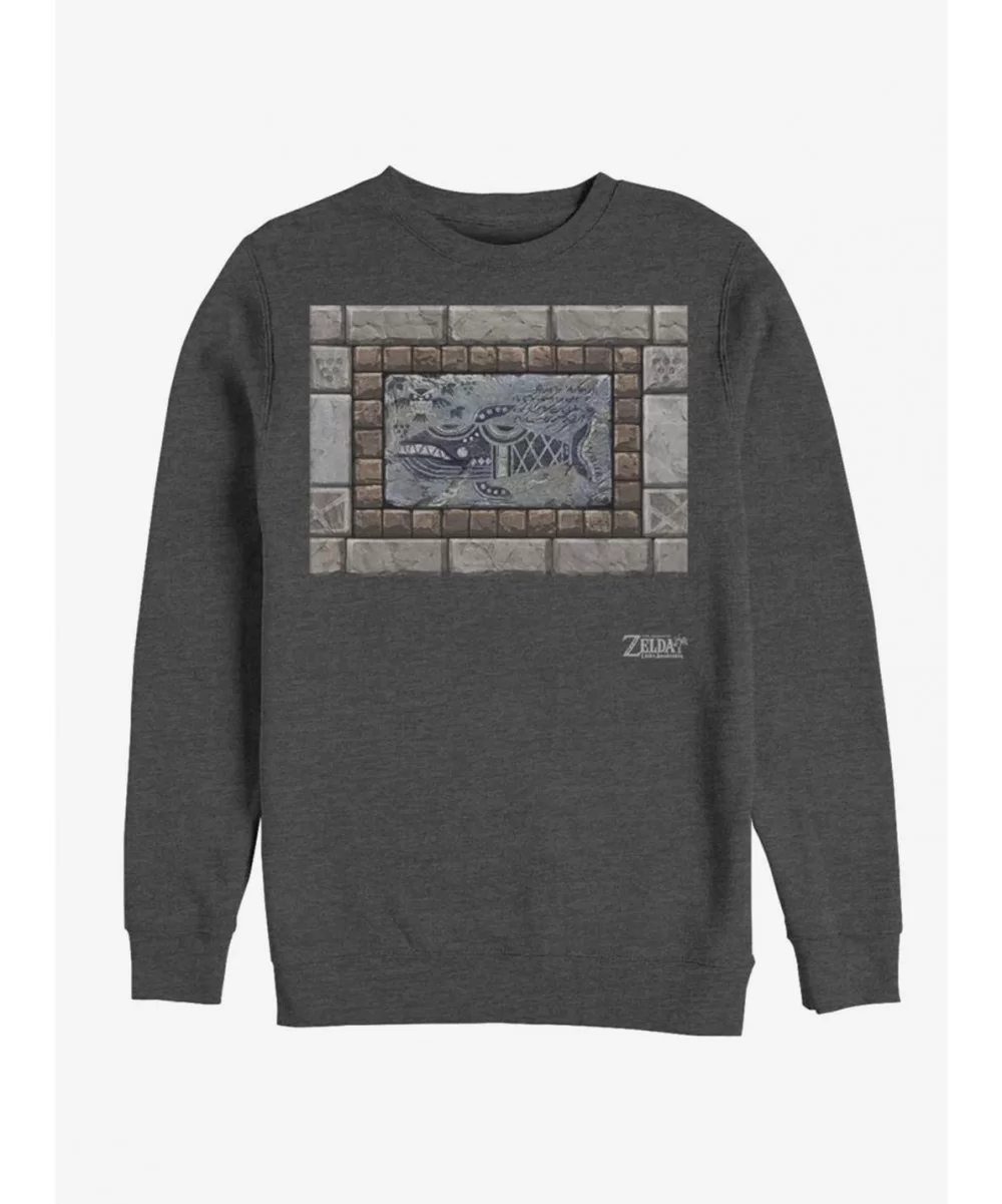 Limited Time Special Nintendo The Legend of Zelda: Link's Awakening Whale Tablet Sweatshirt $14.46 Sweatshirts