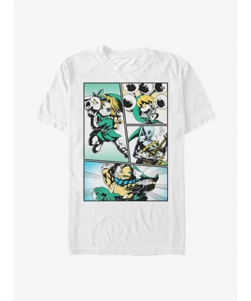 Exclusive The Legend Of Zelda Manga T-Shirt $4.97 T-Shirts