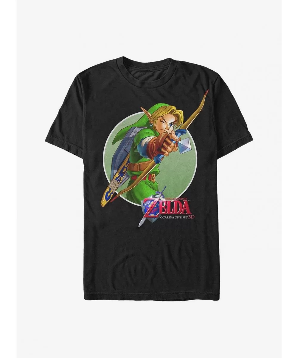 Best Deal Nintendo Zelda Link Aims T-Shirt $4.81 T-Shirts