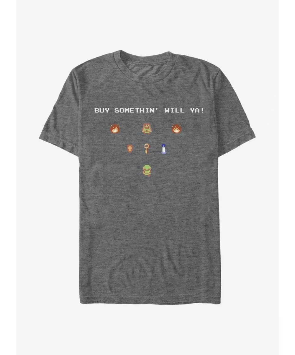 Pre-sale Nintendo Legend of Zelda Merchant Buy Something T-Shirt $7.77 T-Shirts