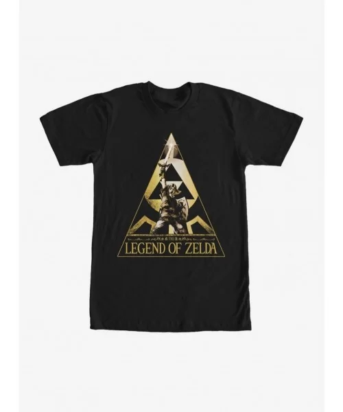 Clearance Nintendo Legend of Zelda Triangle T-Shirt $6.52 T-Shirts