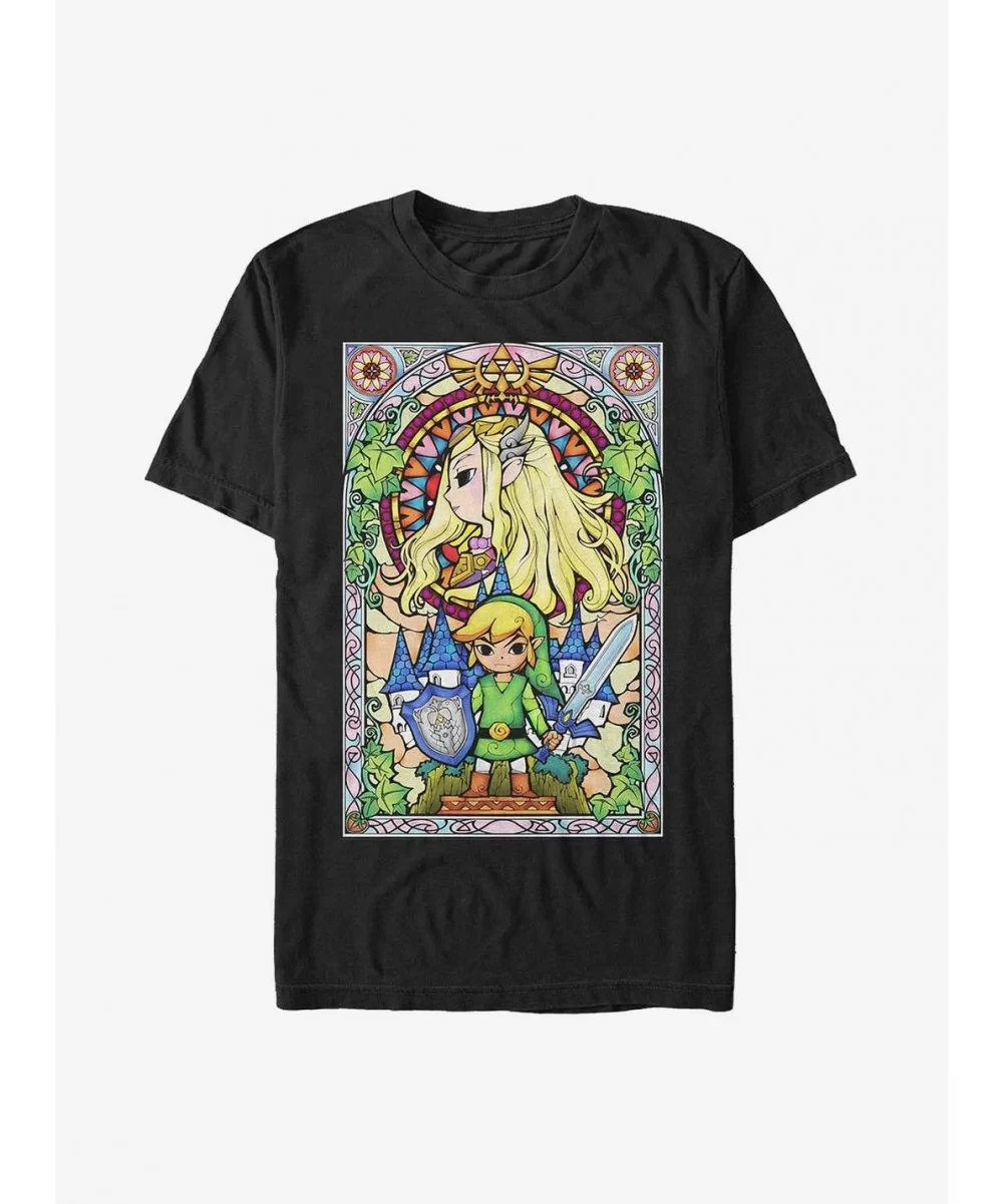 Flash Sale Nintendo Zelda Regal Glass T-Shirt $4.81 T-Shirts