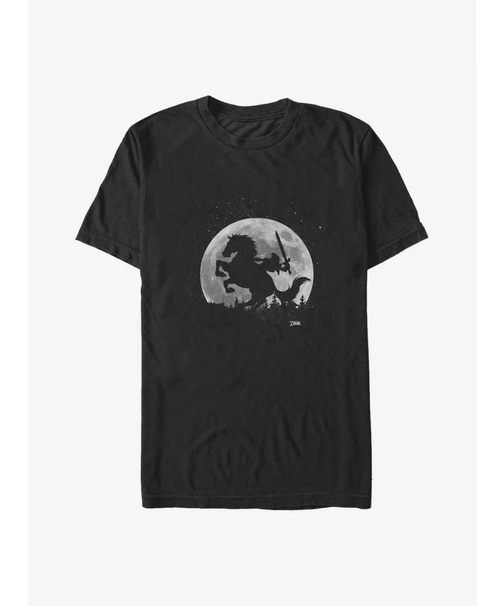 Big Sale The Legend of Zelda Link Moonlit Ride Big & Tall T-Shirt $11.48 T-Shirts