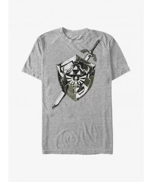 Value for Money The Legend Of Zelda Shield Collage T-Shirt $5.44 T-Shirts