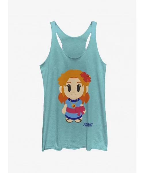 New Arrival Nintendo The Legend of Zelda: Link's Awakening Marin Avatar Color Girls Tank $9.32 Tanks