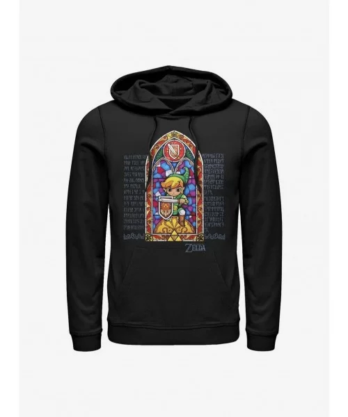 Fashion Nintendo Legend of Zelda Stained Glass Hoodie $11.85 Hoodies