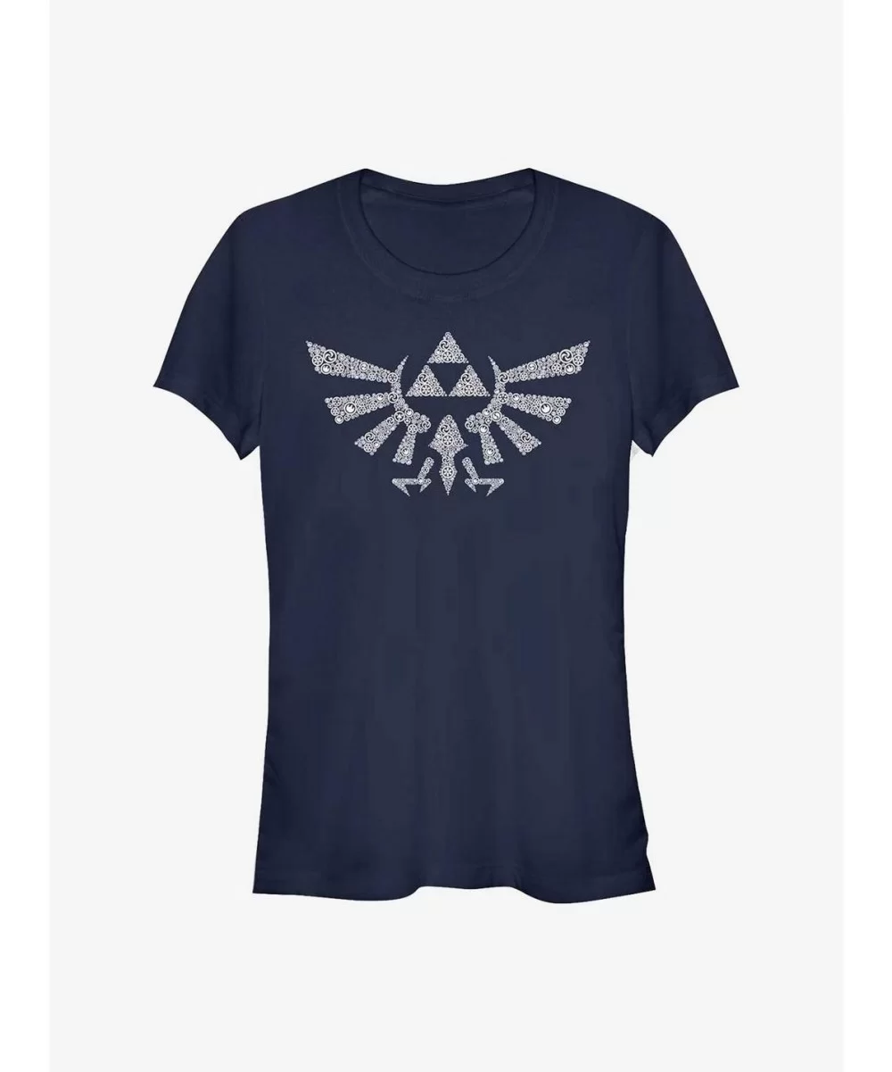 Festival Price Nintendo Zelda Symbolled Crest Girls T-Shirt $7.77 T-Shirts