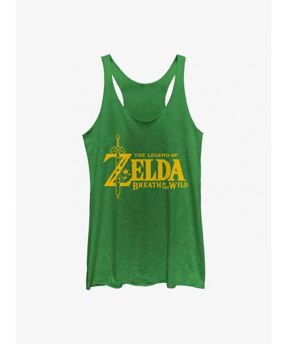 Trendy The Legend Of Zelda Breath Of The Wild Classic Logo Girls Tank $9.12 Tanks