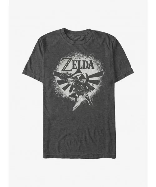 Sale Item The Legend Of Zelda Spray T-Shirt $5.28 T-Shirts