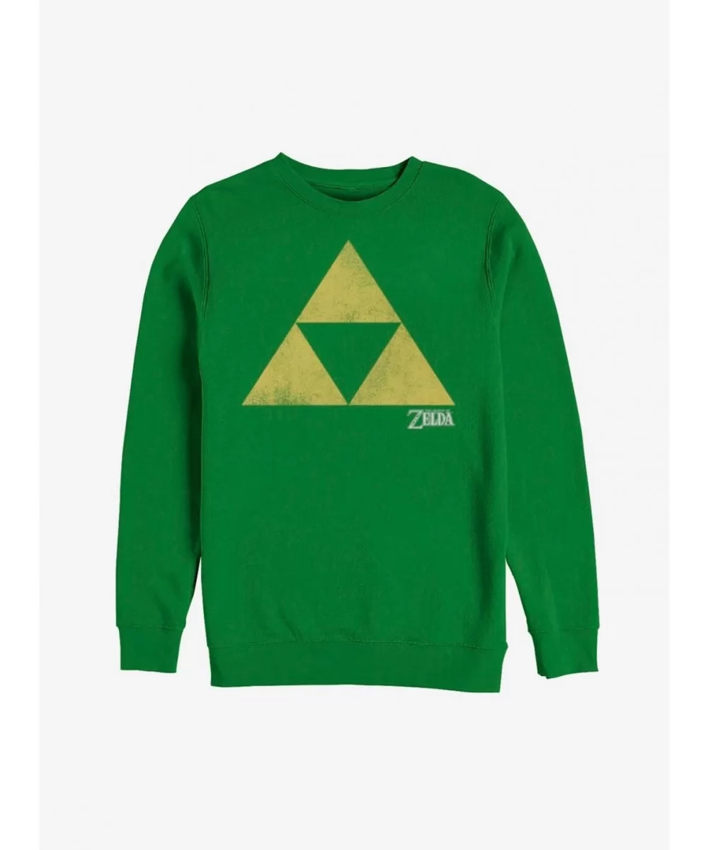 Discount Nintendo Legend of Zelda Classic Triforce Sweatshirt $11.51 Sweatshirts