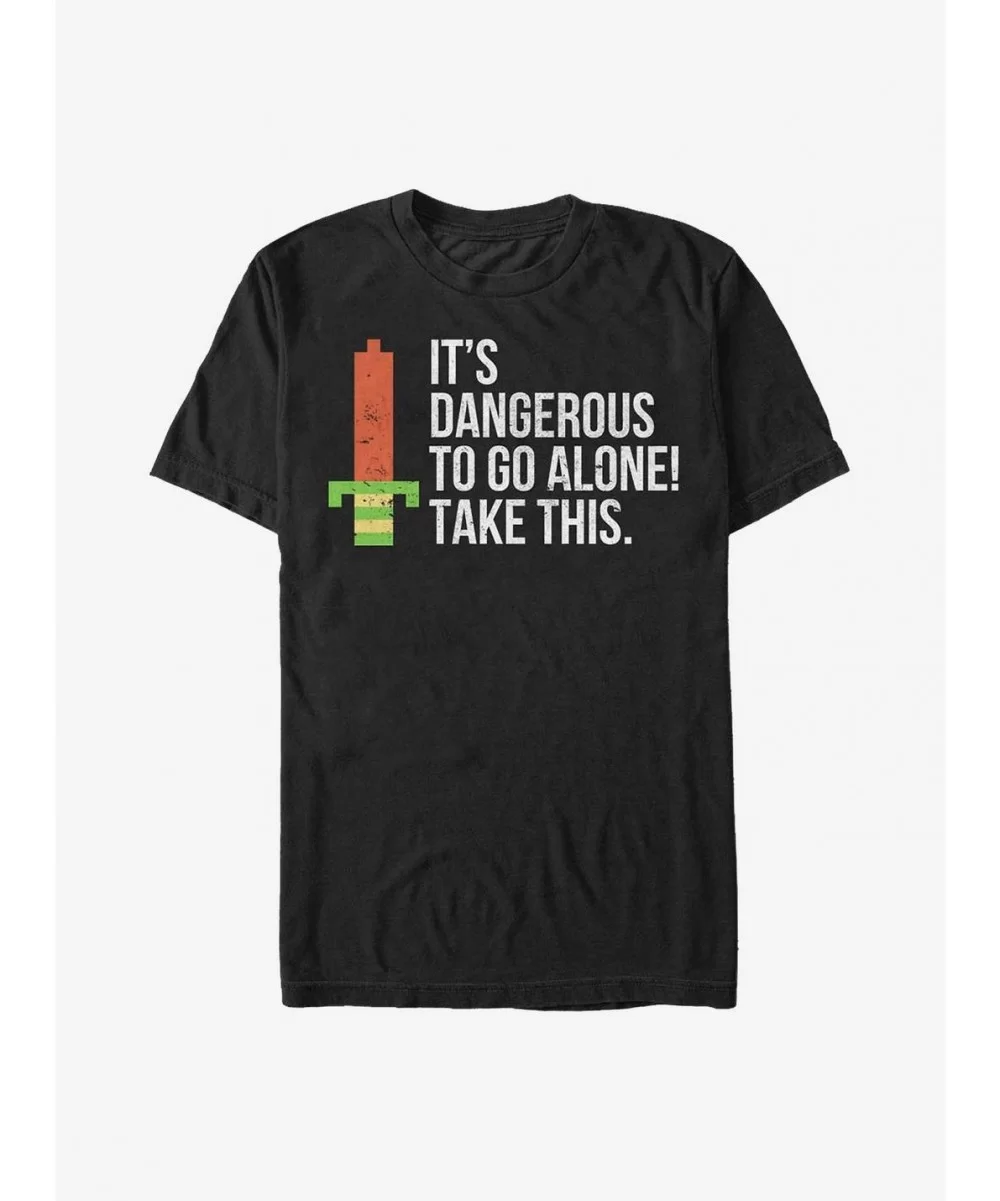 Pre-sale Discount Nintendo Zelda Danger T-Shirt $5.75 T-Shirts