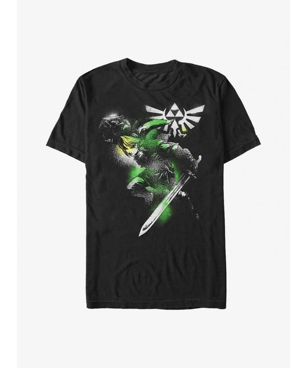 Bestselling Nintendo Zelda Epic Pose T-Shirt $7.61 T-Shirts