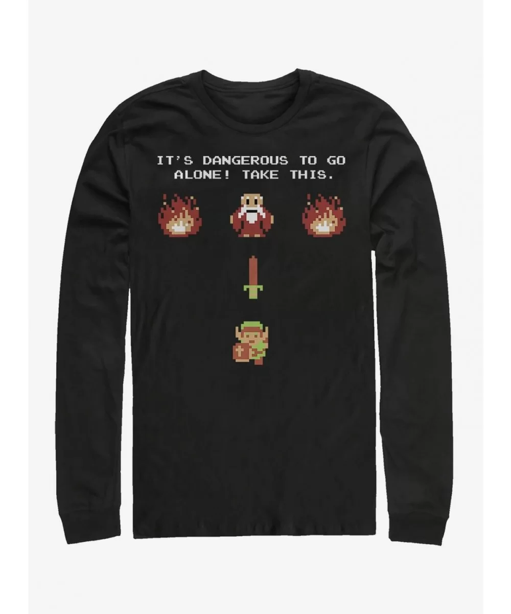 Cheap Sale The Legend of Zelda Be Prepared Long-Sleeve T-Shirt $11.58 T-Shirts