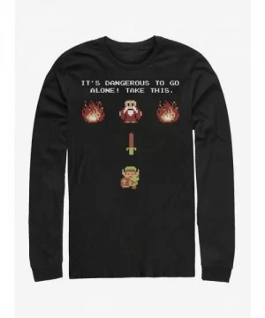 Cheap Sale The Legend of Zelda Be Prepared Long-Sleeve T-Shirt $11.58 T-Shirts