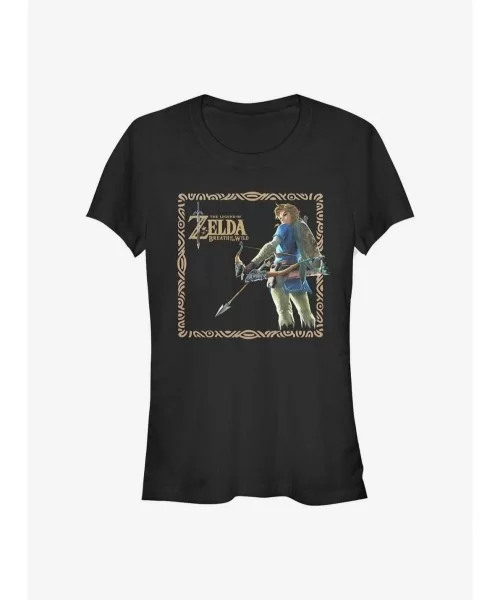 Crazy Deals Nintendo Zelda Breath Of The Wild Link Girls T-Shirt $5.02 T-Shirts