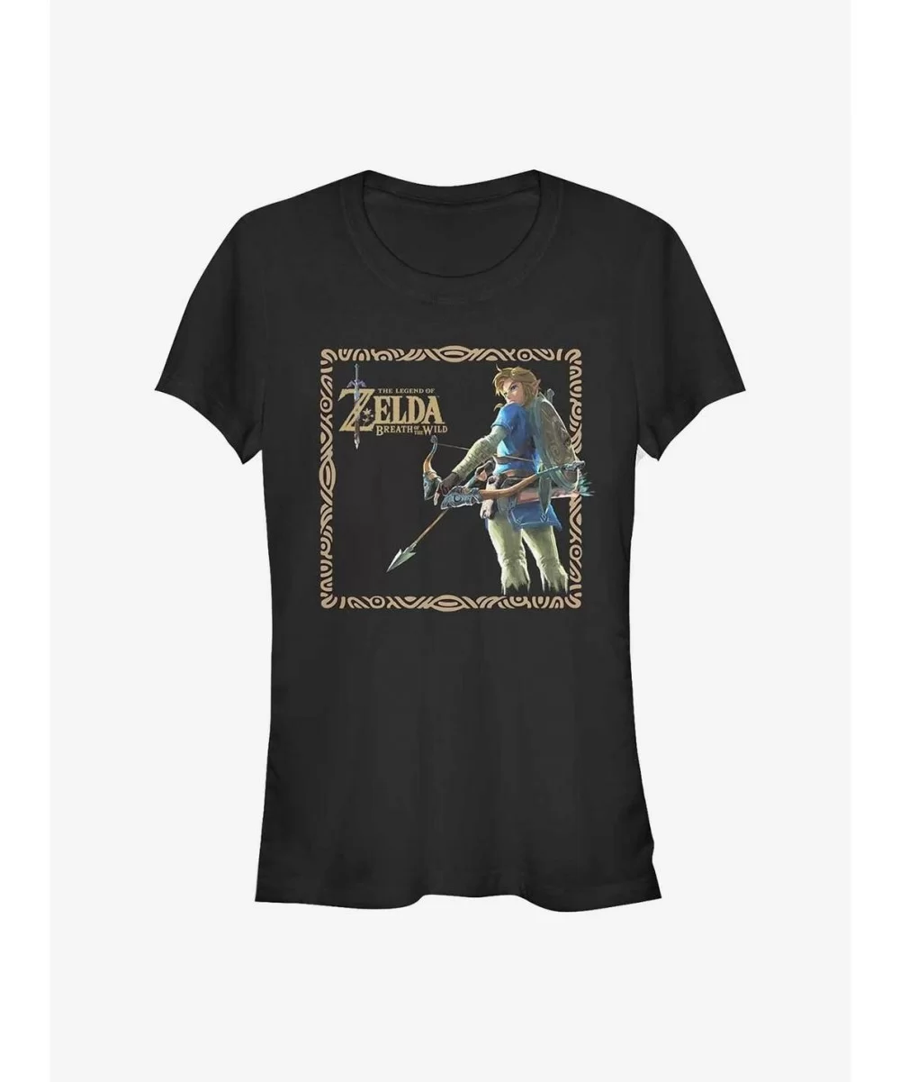 Crazy Deals Nintendo Zelda Breath Of The Wild Link Girls T-Shirt $5.02 T-Shirts