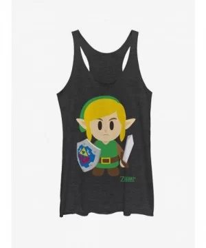 Exclusive Price Nintendo The Legend of Zelda: Link's Awakening Link Avatar Color Girls Tank $9.95 Tanks