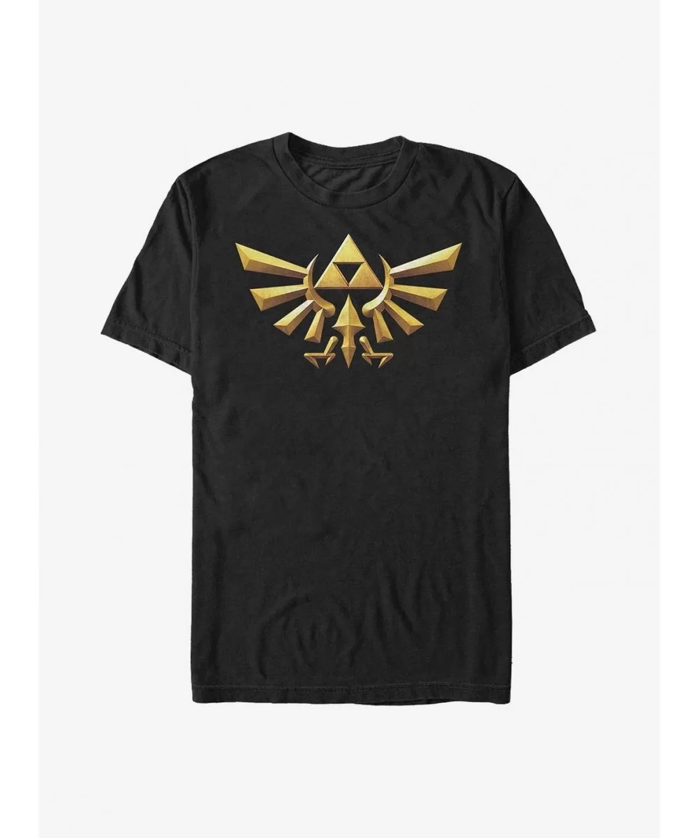 Fashion Nintendo Zelda 3D Crest T-Shirt $5.75 T-Shirts