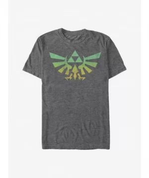 Cheap Sale Nintendo Zelda Crest T-Shirt $6.83 T-Shirts