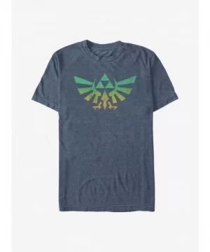 Cheap Sale Nintendo Zelda Crest T-Shirt $6.83 T-Shirts