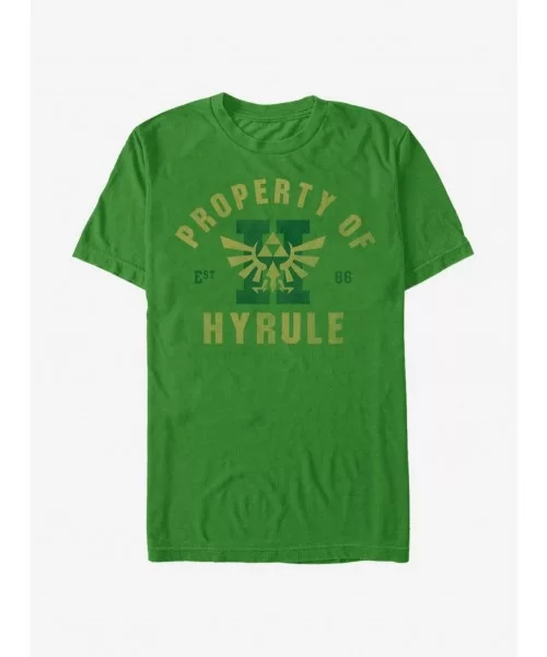 Unique Nintendo Legend of Zelda Property of Hyrule T-Shirt $6.52 T-Shirts