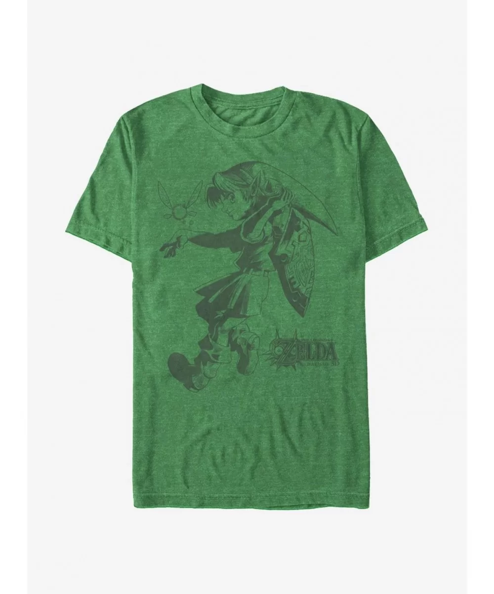 Exclusive Nintendo Legend of Zelda Majora's Mask Link T-Shirt $7.77 T-Shirts