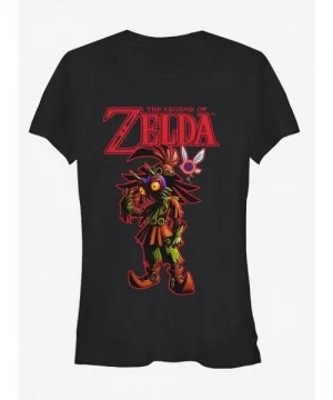 Flash Sale Nintendo Legend of Zelda Skull Kid's Mask Girls T-Shirt $5.34 T-Shirts