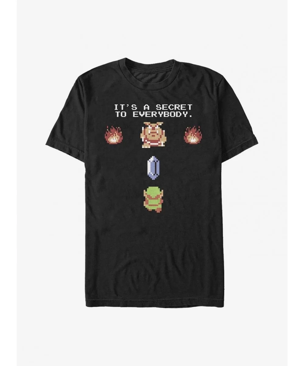 Huge Discount Nintendo Zelda It's A Secret T-Shirt $7.45 T-Shirts