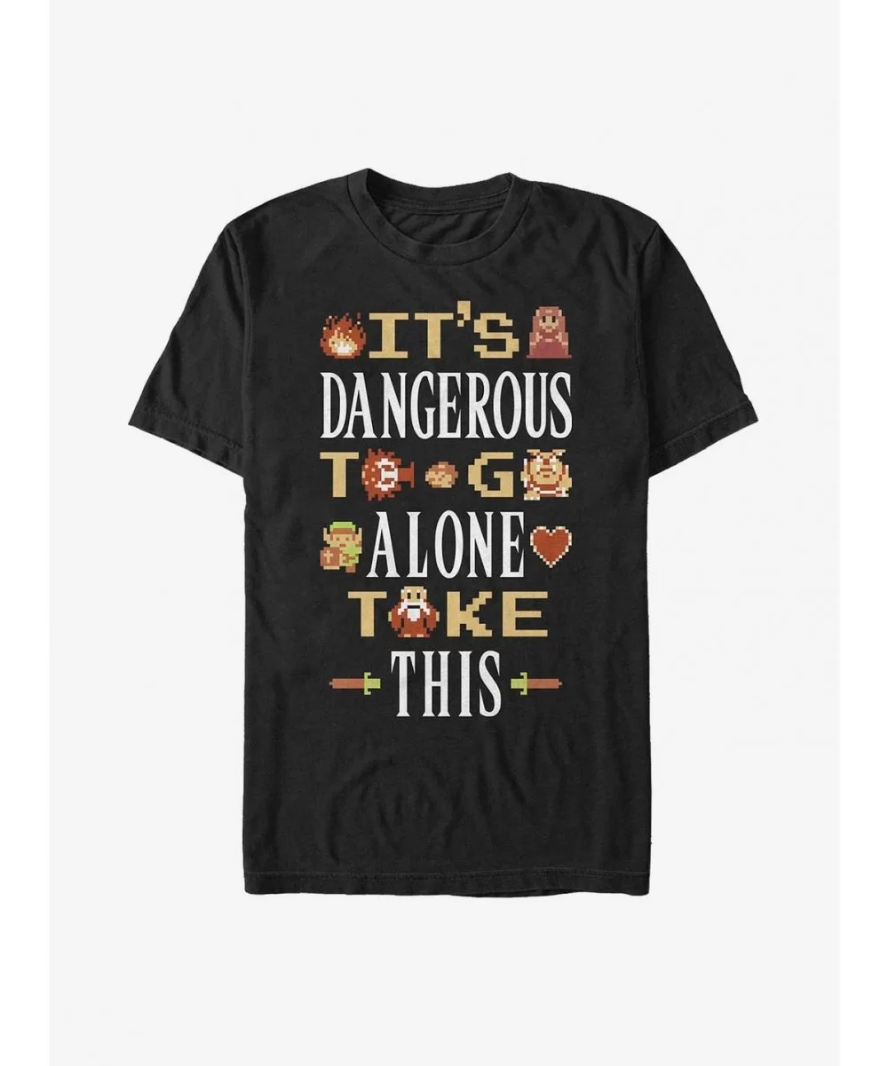 High Quality Nintendo Zelda Don't Go Alone T-Shirt $5.12 T-Shirts