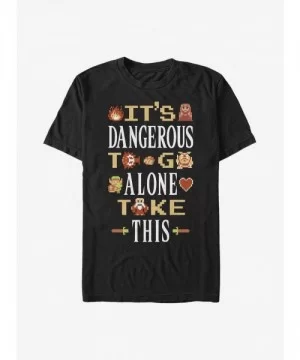 High Quality Nintendo Zelda Don't Go Alone T-Shirt $5.12 T-Shirts