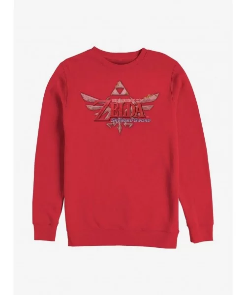 Discount Nintendo Zelda Skyward Sword Skyward Crew Sweatshirt $9.15 Sweatshirts