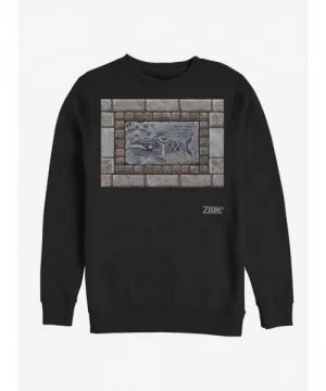 Hot Sale Nintendo The Legend of Zelda: Link's Awakening Whale Tablet Sweatshirt $14.17 Sweatshirts