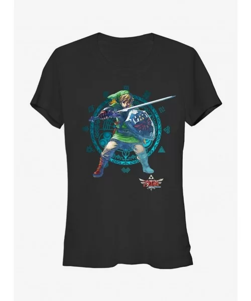 Pre-sale Discount Nintendo Legend of Zelda Master Sword Girls T-Shirt $5.18 T-Shirts