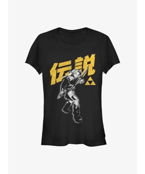 Absolute Discount Nintendo Zelda Bow Legend Link Girls T-Shirt $5.82 T-Shirts