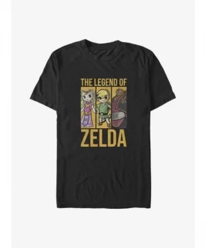 Low Price The Legend of Zelda Chibi Zelda, Link, and Ganondorf Big & Tall T-Shirt $11.72 T-Shirts