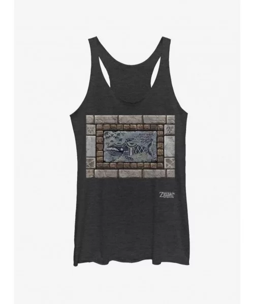 Flash Sale Nintendo The Legend of Zelda: Link's Awakening Whale Tablet Girls Tank $10.15 Tanks