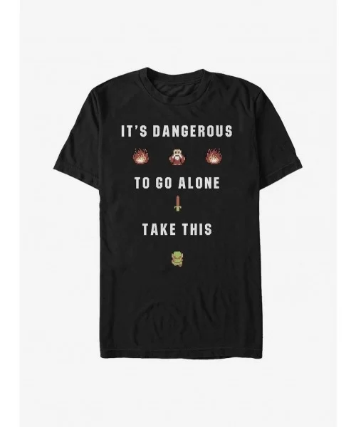 Festival Price Nintendo Zelda It's Dangerous T-Shirt $6.68 T-Shirts