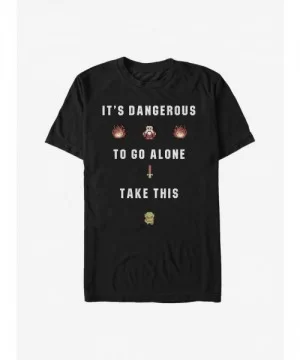 Festival Price Nintendo Zelda It's Dangerous T-Shirt $6.68 T-Shirts