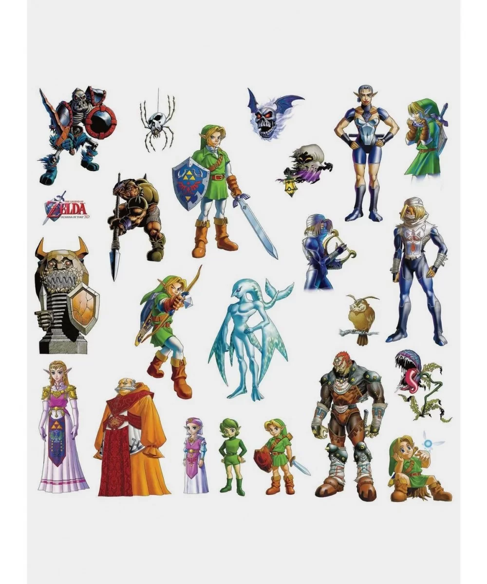 Low Price Nintendo Zelda Ocarina Of Time 3D Peel And Stick Wall Decals $5.37 Decals