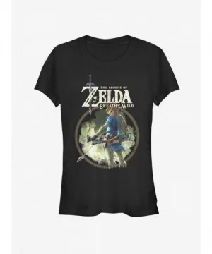 Bestselling Nintendo Legend of Zelda Breath of the Wild Circle Girls T-Shirt $5.66 T-Shirts