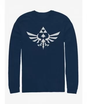 Seasonal Sale The Legend of Zelda Triumphant Triforce Long-Sleeve T-Shirt $10.79 T-Shirts