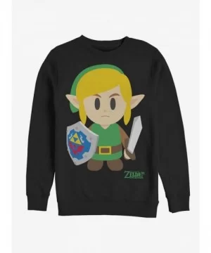 Best Deal Nintendo The Legend of Zelda: Link's Awakening Link Avatar Color Sweatshirt $13.28 Sweatshirts