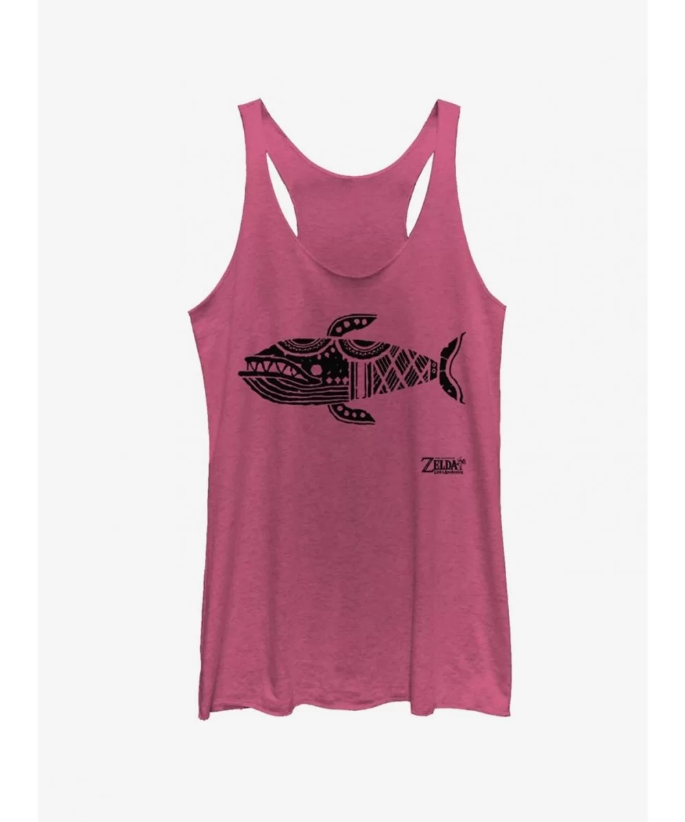 Absolute Discount Nintendo The Legend of Zelda: Link's Awakening Whale Glyph Girls Tank $7.67 Tanks