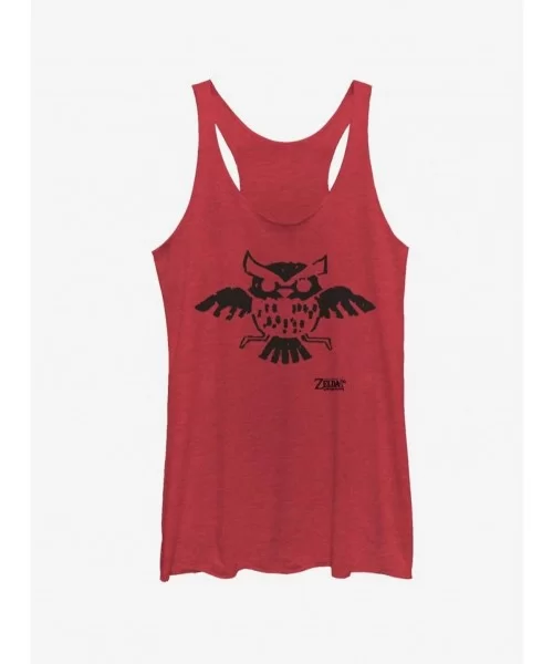 Exclusive Nintendo The Legend of Zelda: Link's Awakening Owl Glyph Girls Tank $8.50 Tanks