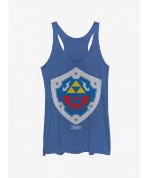 Special Nintendo The Legend of Zelda: Link's Awakening Hylian Shield Girls Tank $7.46 Tanks