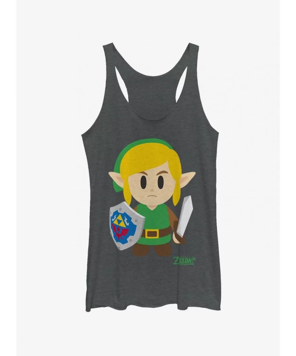 Flash Sale Nintendo The Legend of Zelda: Link's Awakening Link Avatar Color Girls Tank $9.95 Tanks