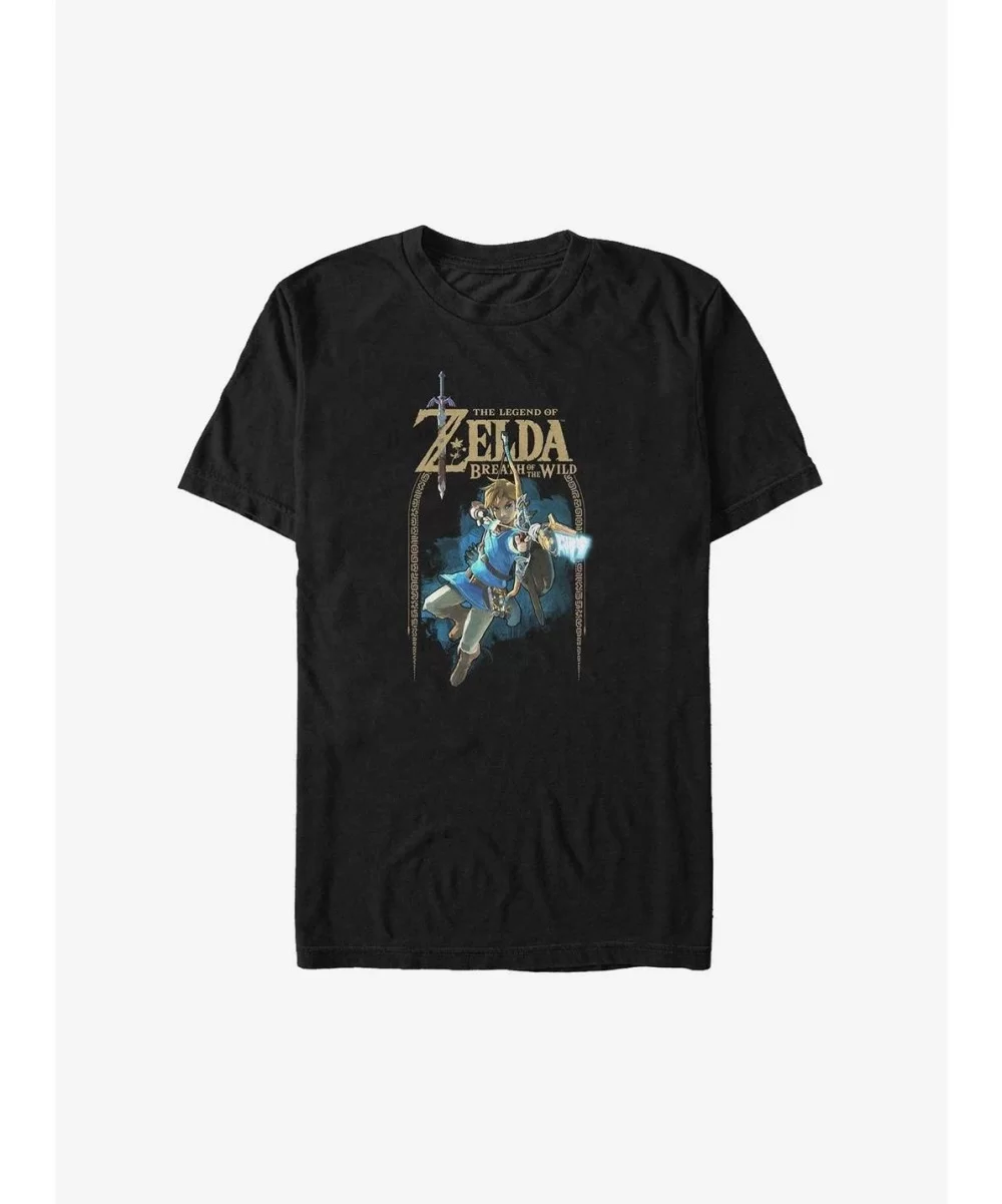 Crazy Deals Nintendo The Legend of Zelda: Breath of the Wild Arch Link Big & Tall T-Shirt $11.24 T-Shirts