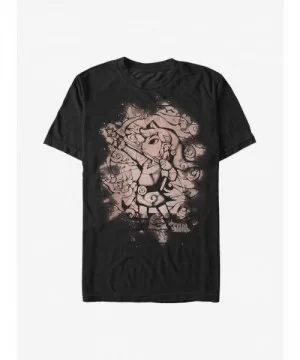 Sale Item Nintendo Zelda Bleached Spot T-Shirt $5.59 T-Shirts