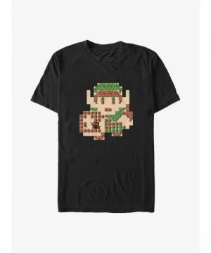 Best Deal The Legend of Zelda Link Map Big & Tall T-Shirt $8.37 T-Shirts